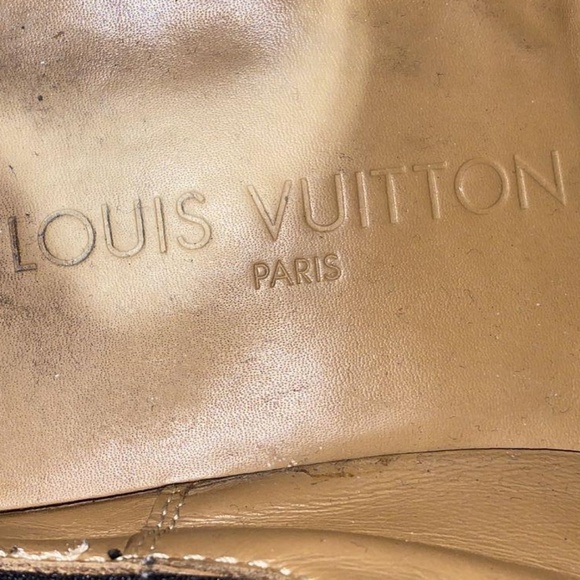 Louis Vuitton Authentic Mens Black Boots Size 6 - Picture 8 of 12